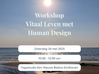 Workshop Vitaal Leven met Human Design